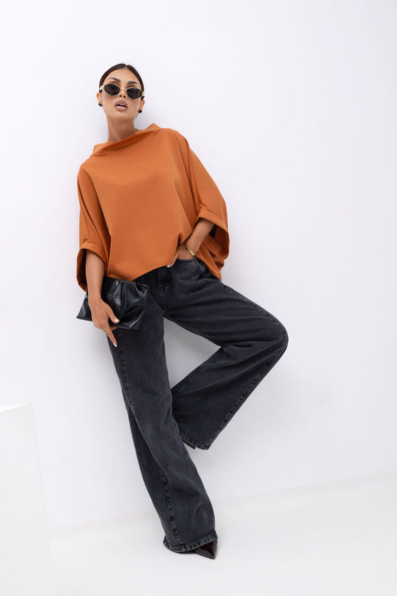 Kimono Top – Roestbruin