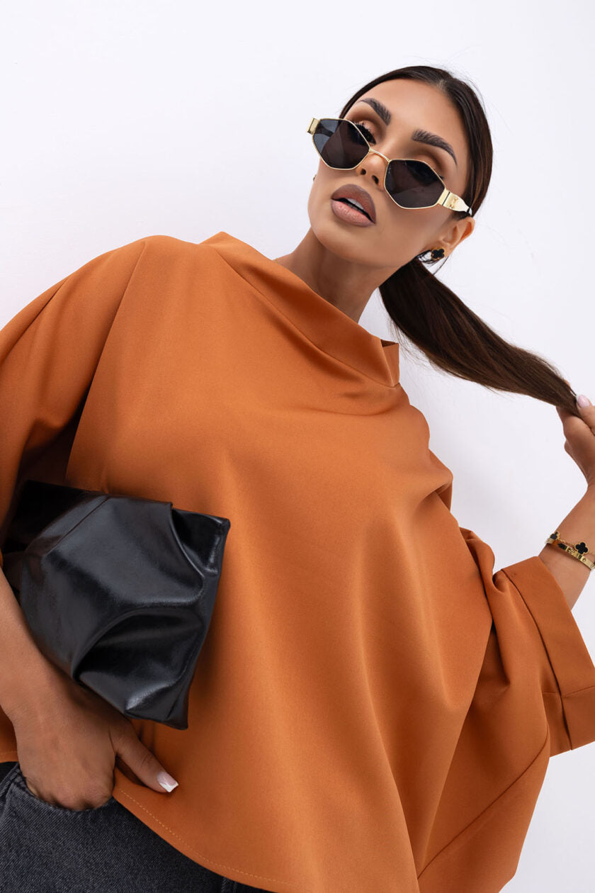 Kimono Top – Roestbruin