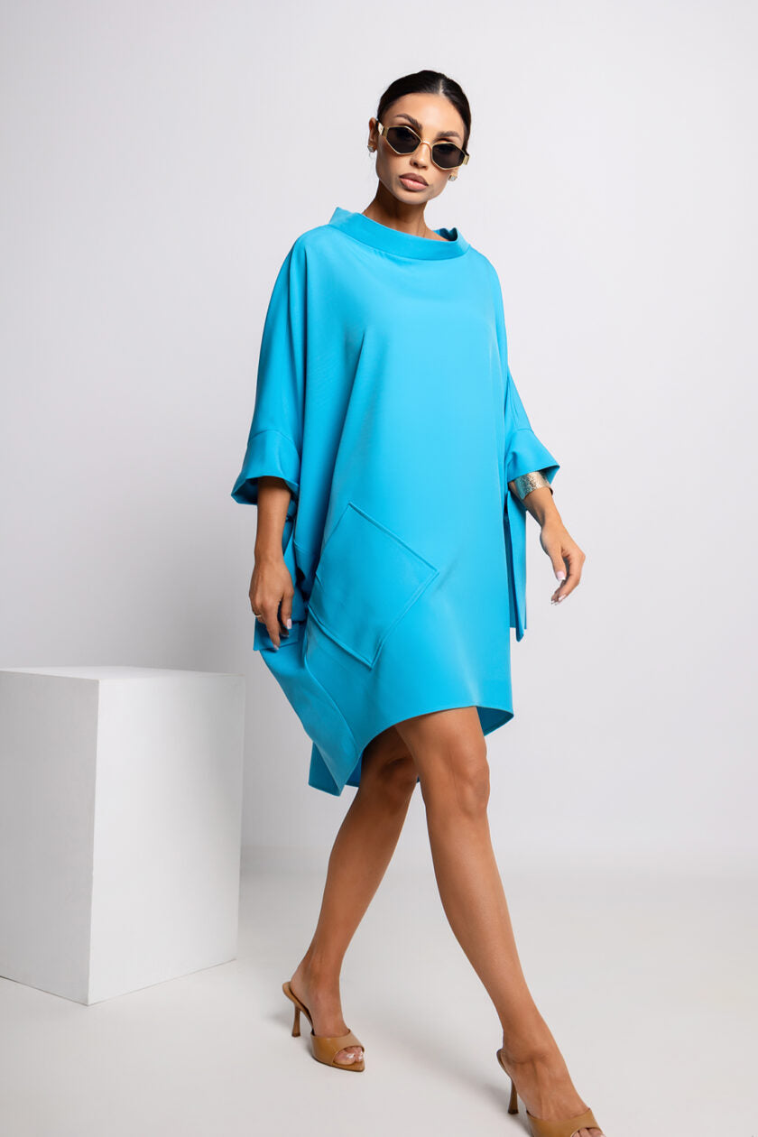 Oversized Kimono Jurk – Turquoise
