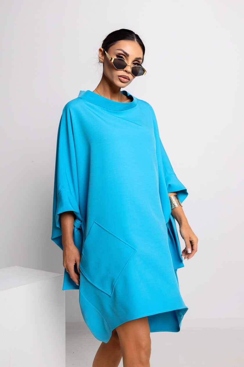 Oversized Kimono Jurk – Turquoise