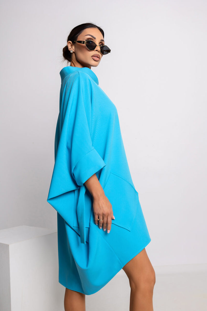 Oversized Kimono Jurk – Turquoise