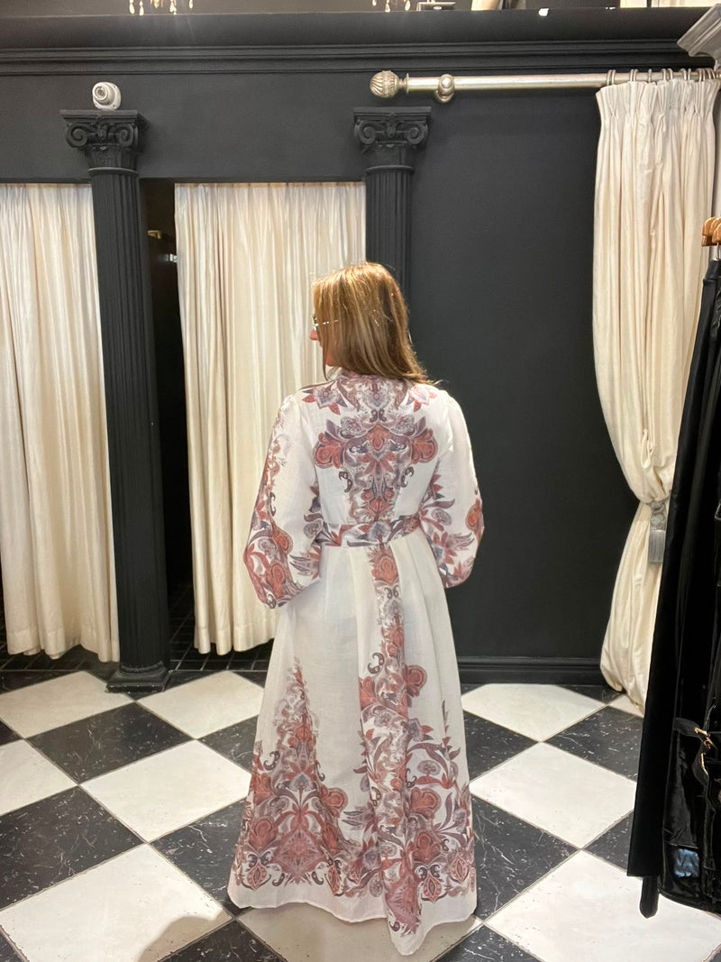 Maxi Jurk Floral Print