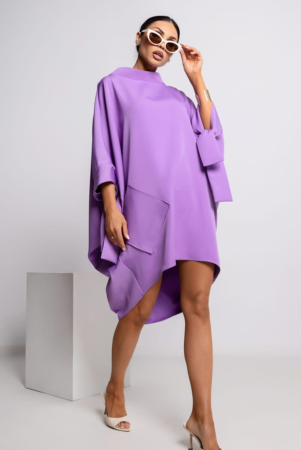 Oversized Kimono Jurk Paars