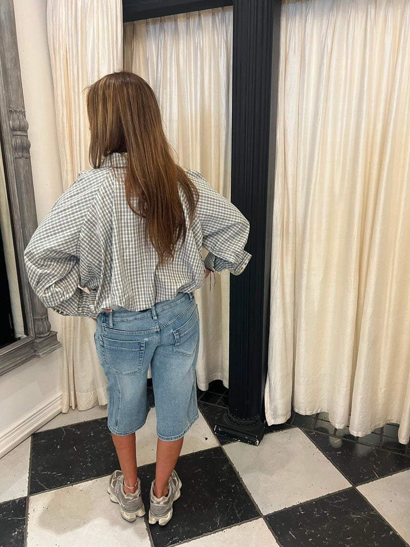 Lichtblauwe Capri Jeans