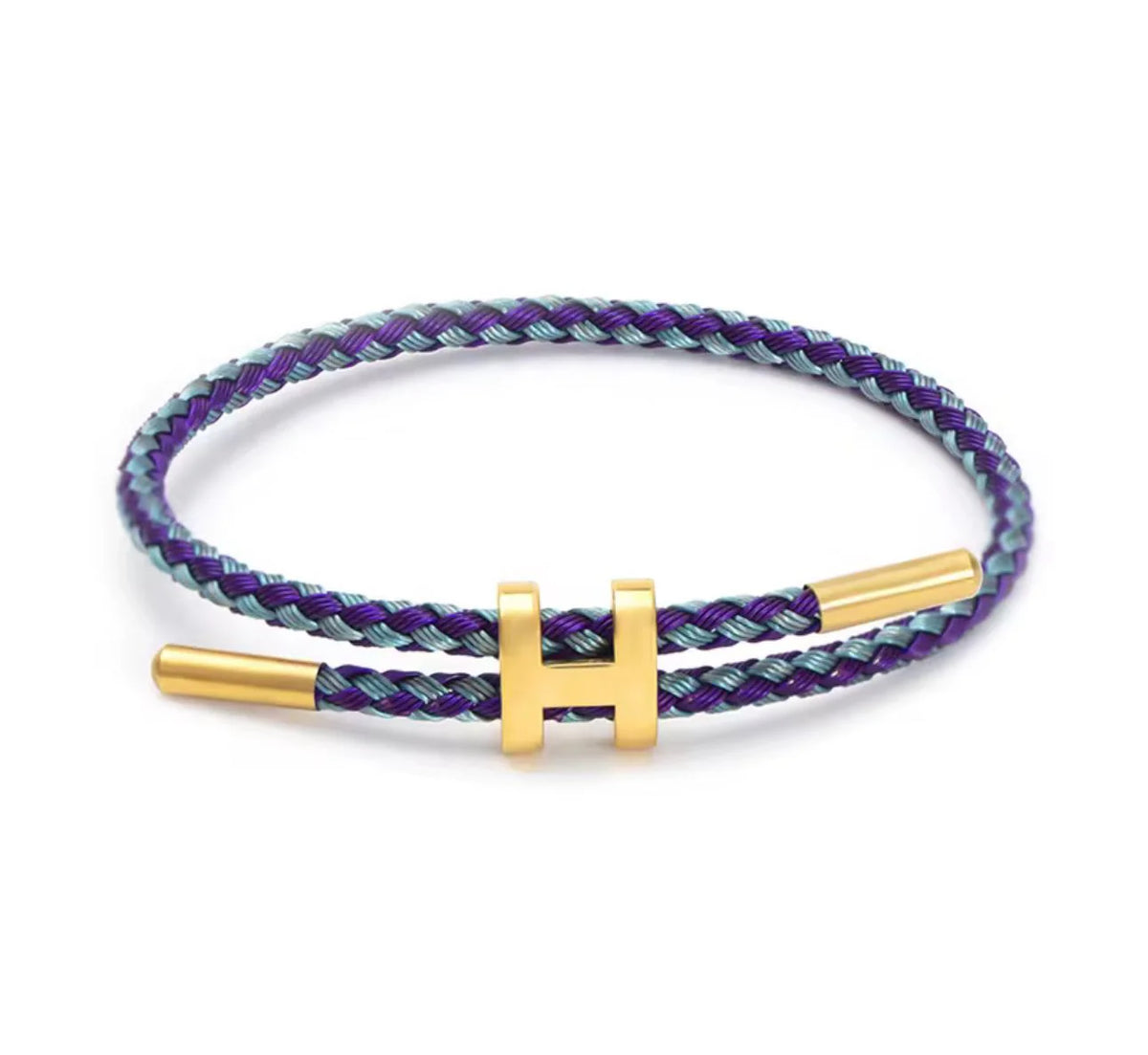 Armband Helena Duo Tone Paars- Turquoise