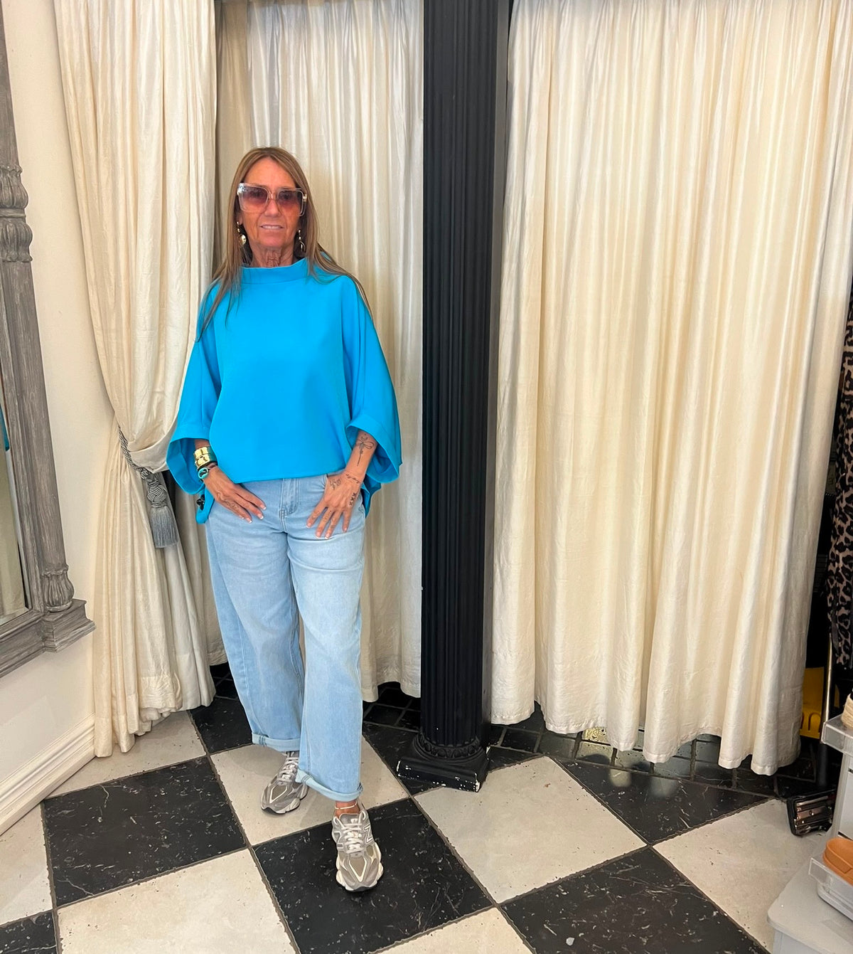 Kimono Top - Turquoise